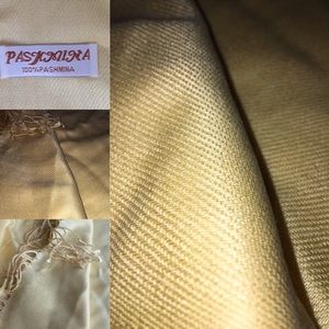 Canary Yellow 100% Pashmina Scarf 28” x 76”